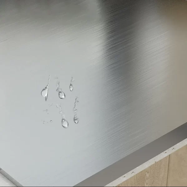 L-shaped folding chopping board stainless steel double-sided chopping board - Image 12