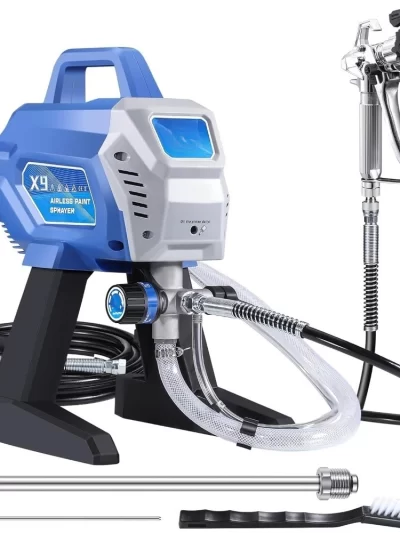 Popular -X9 Airless Paint Sprayer, 0.39GPM Paint Sprayer for Home Interior 650W 3000psi Airless Sprayer with Low Overspray - NEW