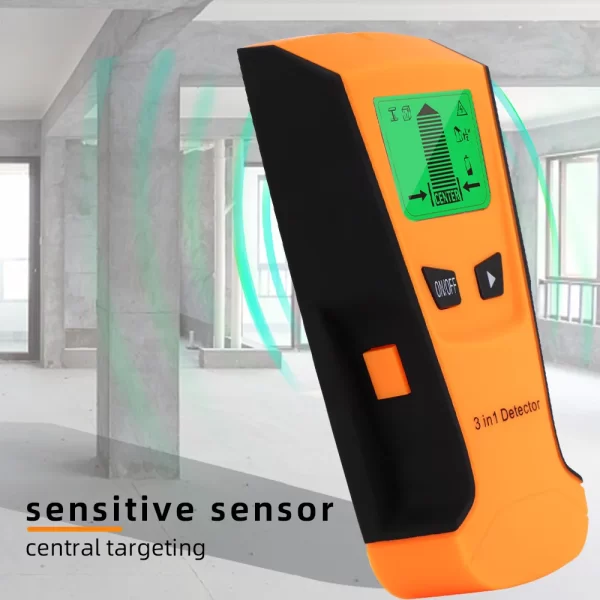 3 in 1 Wall Metal Detector Depth Professional Find Metal Wood Studs AC Voltage Live Wire - Image 3