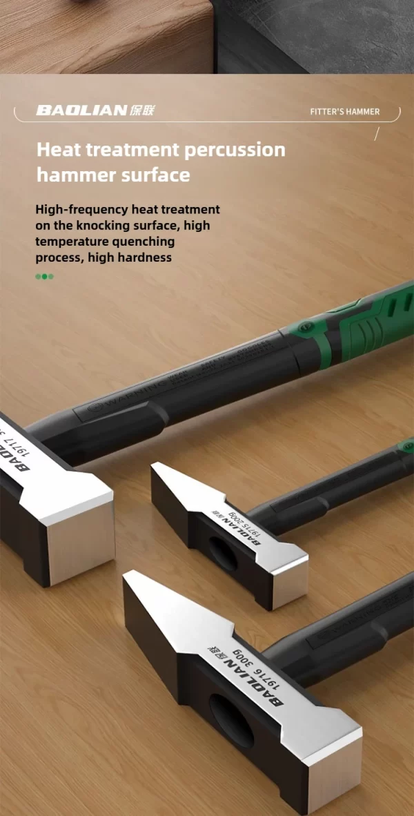 Hardware Tools, Building Decoration, Flat Head Hammer 200g, Plastic Coated Duckbill Hammer - Image 16