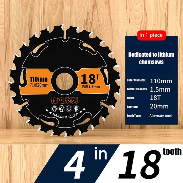 Energy Saving Lithium Saw Blades 110/125/140/150/165mm Circular Saw Blade - Image 7