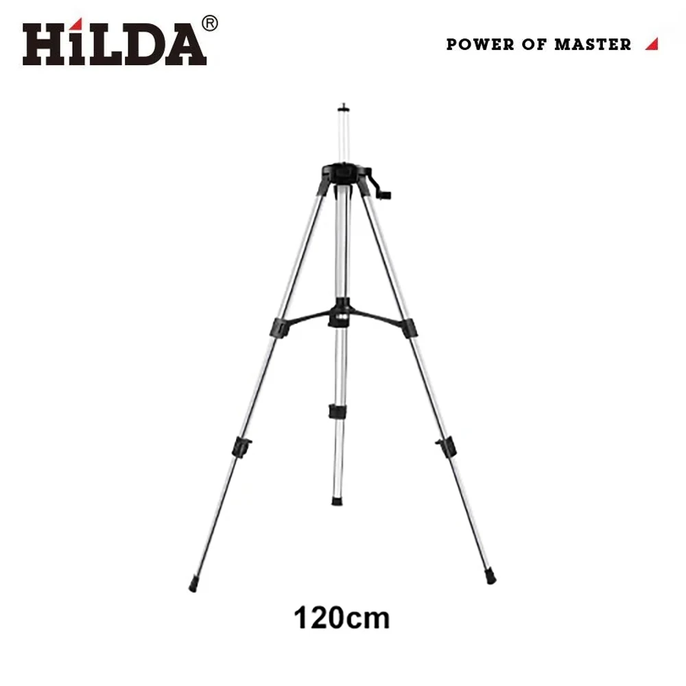 HILDA 1.2M/1.5M 5/8 Inch Adjustable Height Thick Ferroalloy Tripod Laser Level Stand Base for Self Leveling - Image 10
