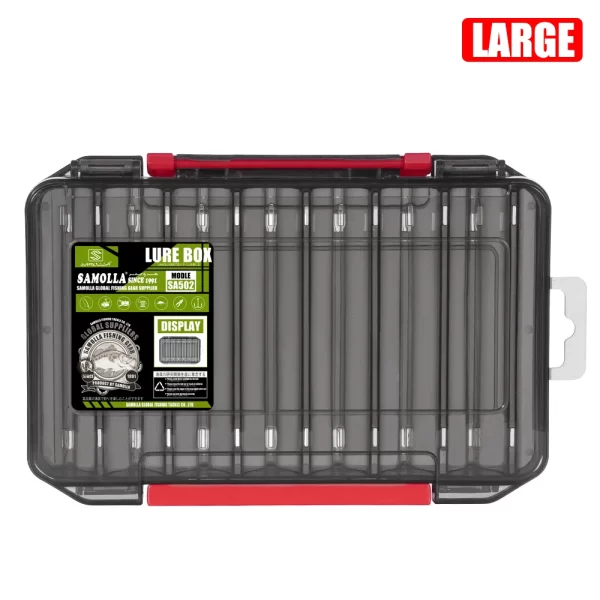 Fishing Tackle Box 14 Compartments Fishing Accessories Lure Hook Storage Case - Image 7