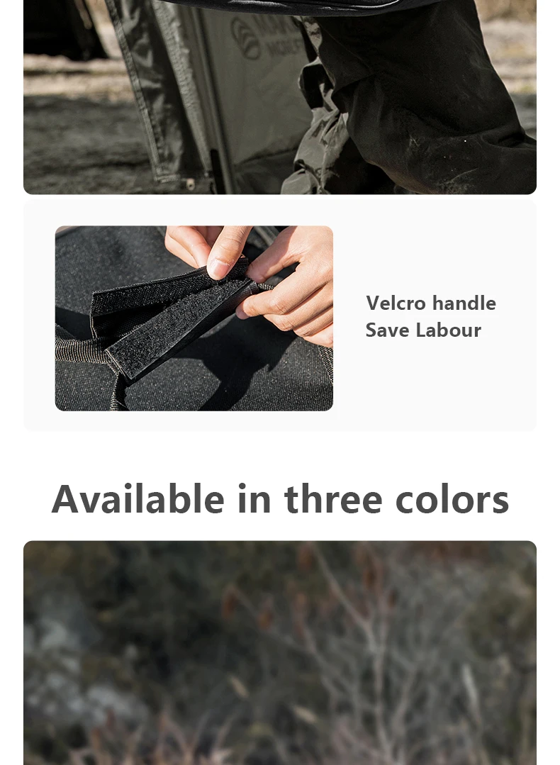 BISINNA Outdoor Camping Bag 26L Folding Gas Tank Storage Bag Picnic Cookwre Container Camp Supplies Adjustable Partition - Image 16