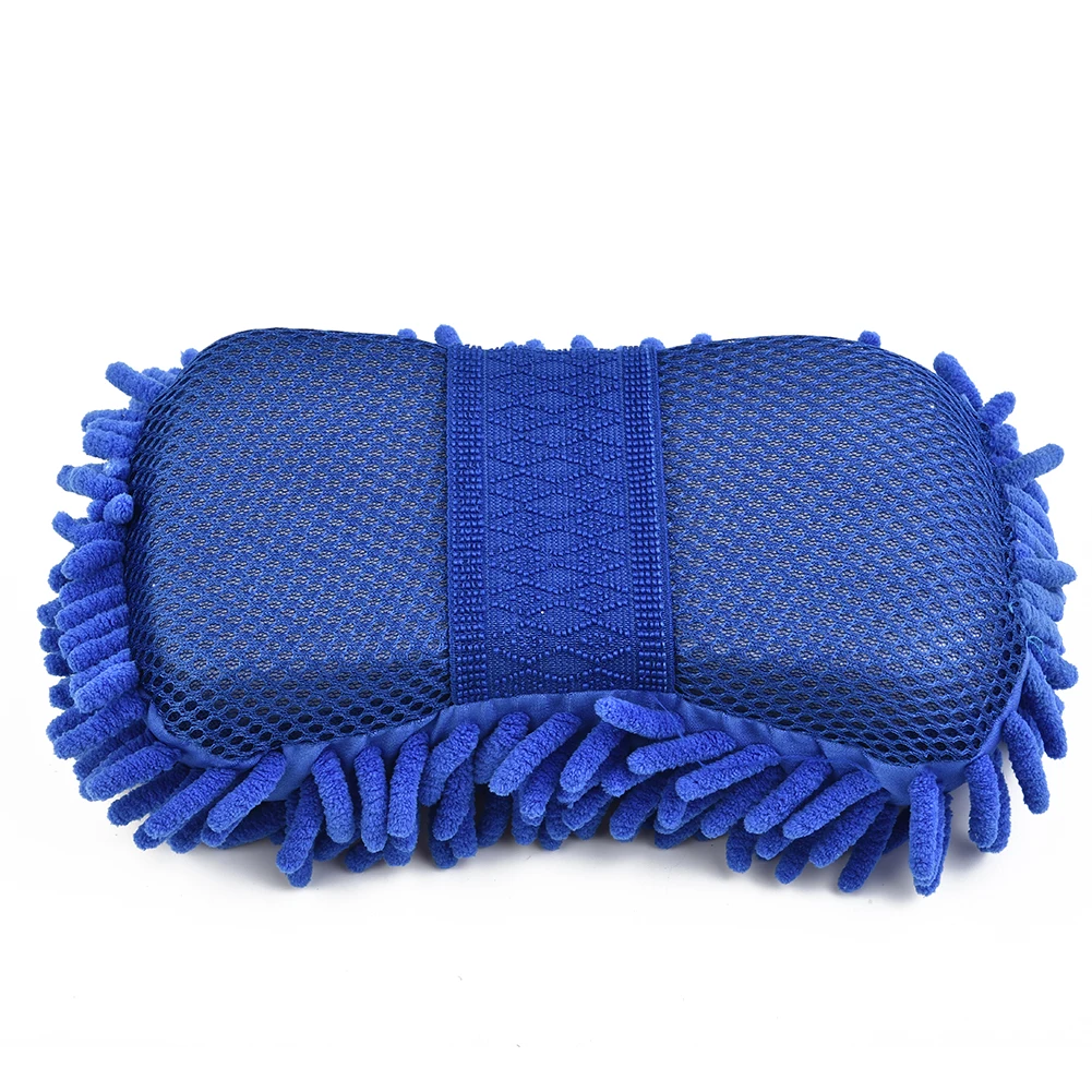 Car Wash Microfiber Chenille Car Wash Sponge Care Washing Brush Pad - Image 2