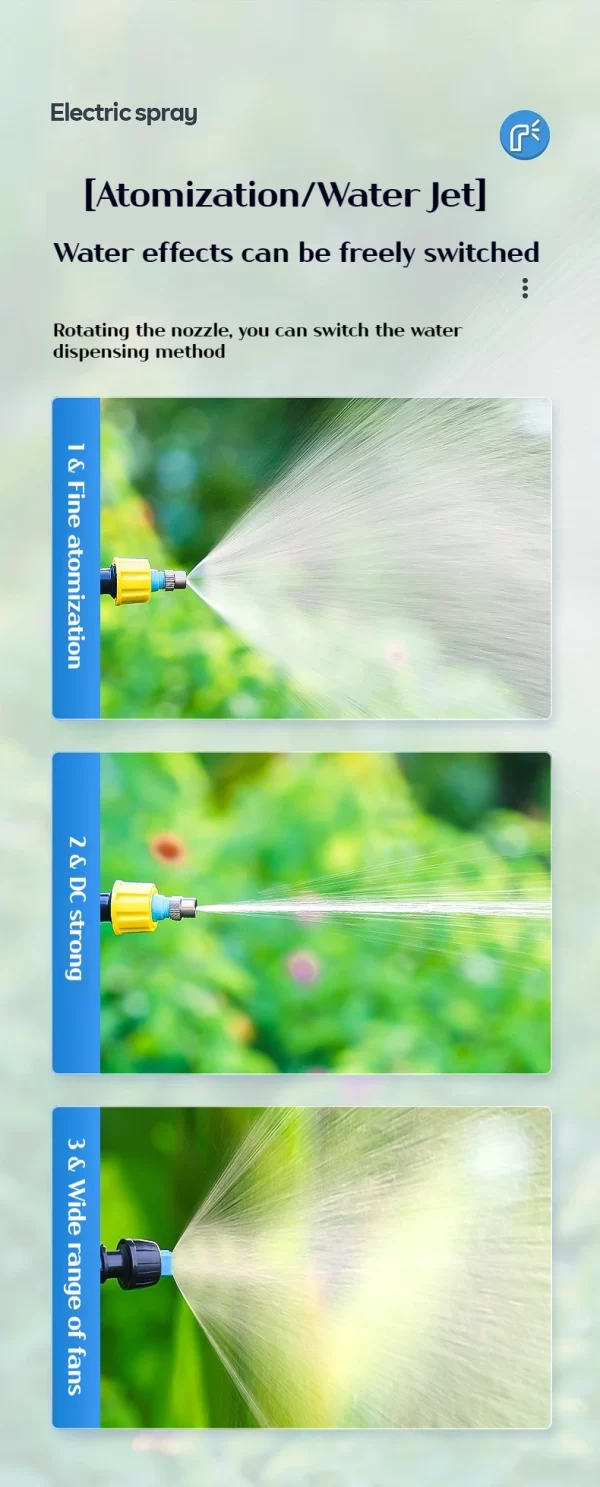 Shoulder-type electric pesticide sprayer 2000mAh lithium battery comes with bucket USB charging - Image 22
