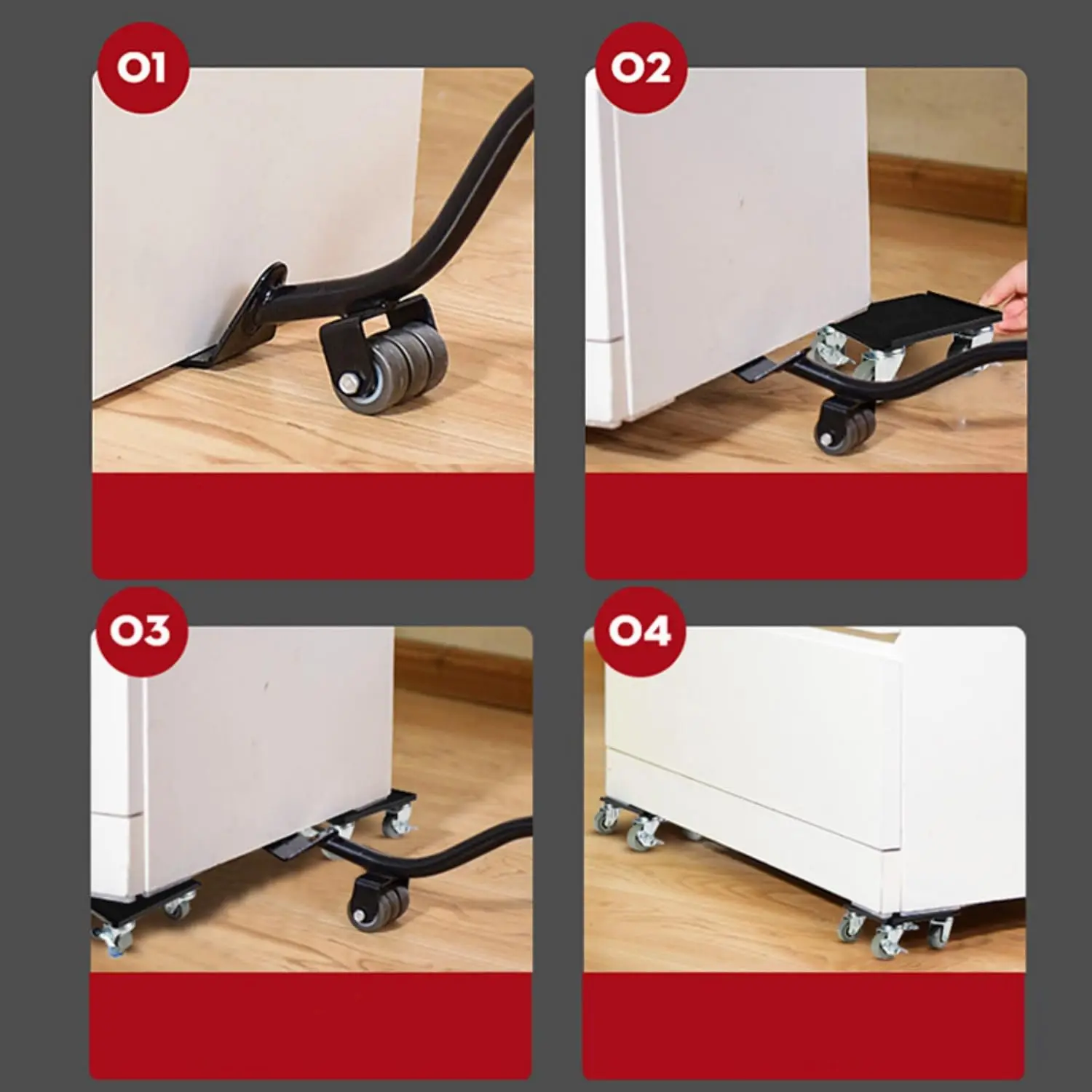 Furniture Moving Transport Roller Set Removal Lifting Moving Tool Set - Image 6