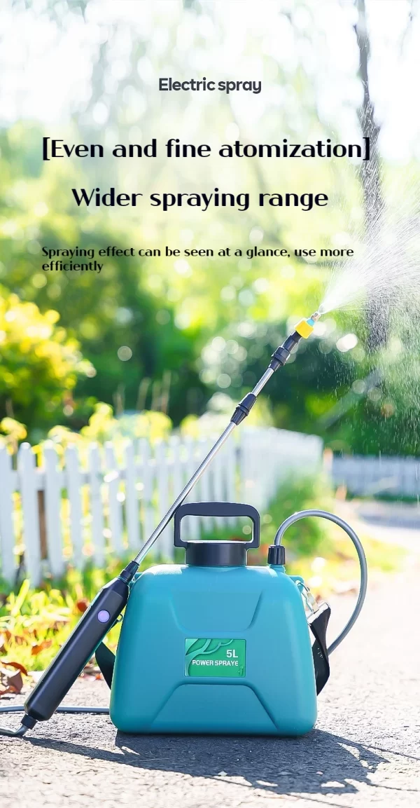 Shoulder-type electric pesticide sprayer 2000mAh lithium battery comes with bucket USB charging - Image 21