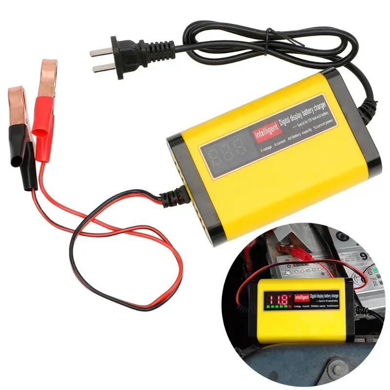 Digital LCD Car Battery Charger 2A – Fully Automatic Charging for AGM, GEL & Lead-Acid Batteries - Image 16