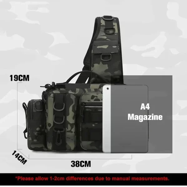 Fishing tackle, shoulder bag, storage bag, portable fishing rod holder - Image 6
