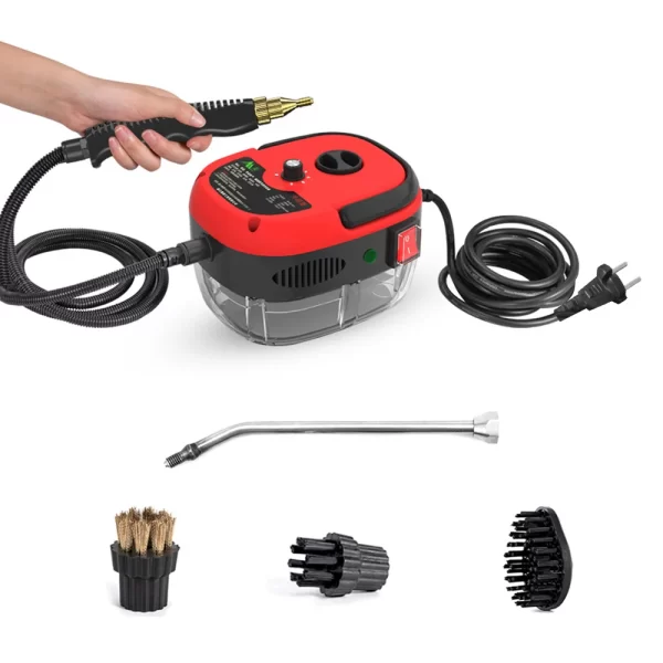 1500W Portable Handheld Steam Cleaner High Temperature Pressurized Steam Cleaning Machine with Brush