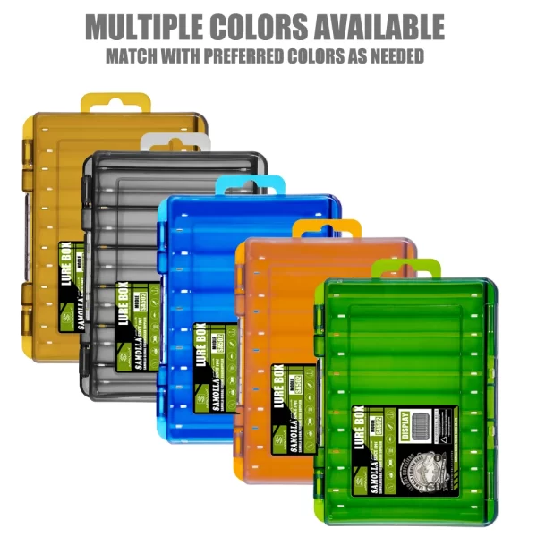 Fishing Tackle Box 14 Compartments Fishing Accessories Lure Hook Storage Case - Image 6