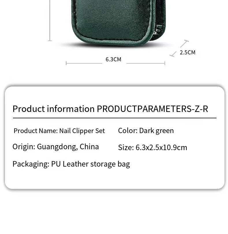 Nail Scissors Set Household High End Mens And Womens Special Nail Clippers Manicure Beauty Tools 6 Piece - Image 28