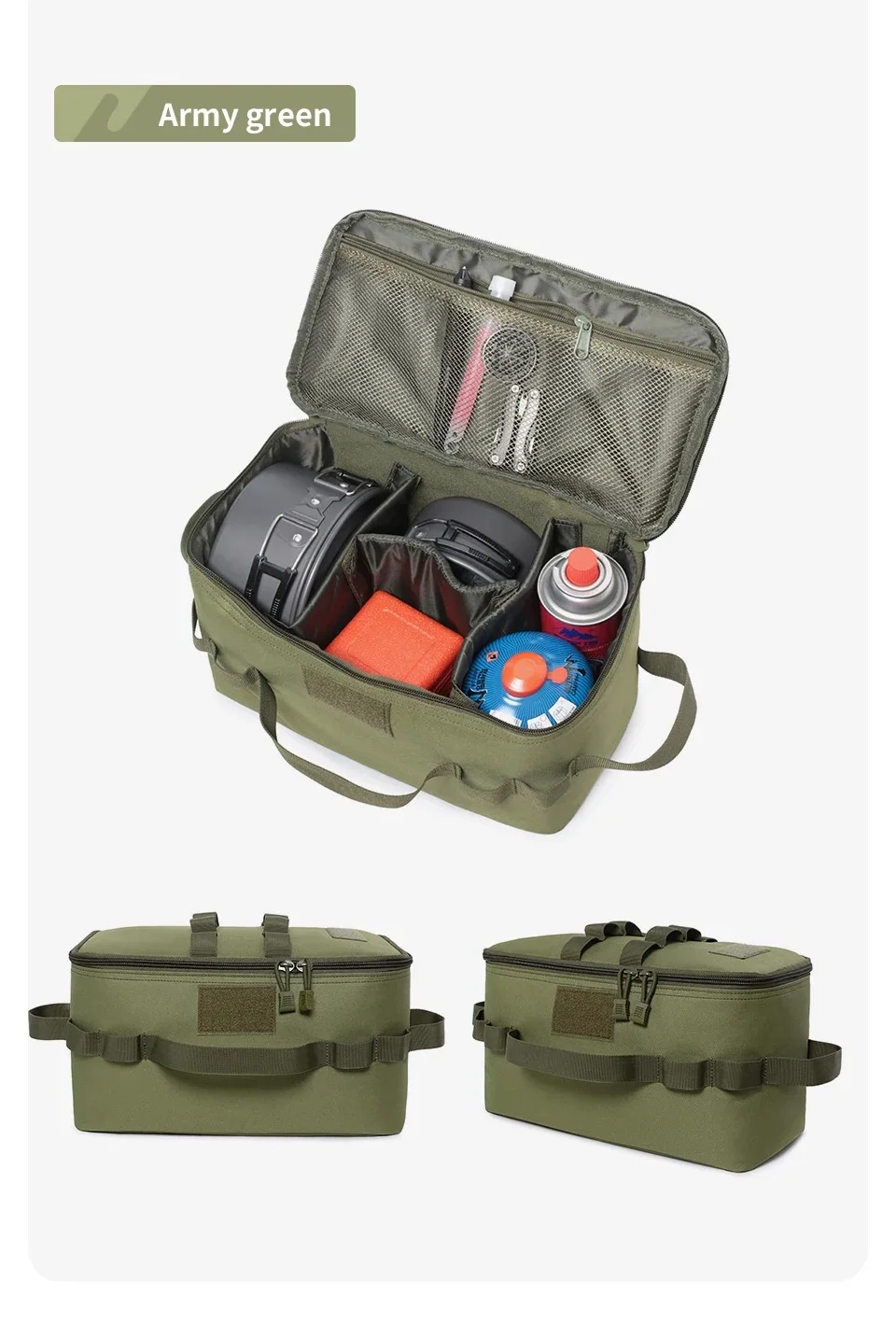Outdoor Camping Gas Tank Storage Bag Large Capacity Ground Nail Tool Bag