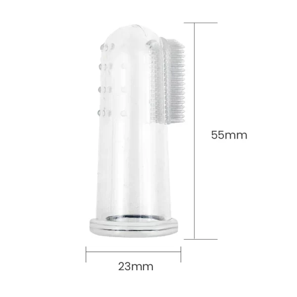 Super Soft Pet Finger Toothbrush Teddy Dog Brush - Image 2