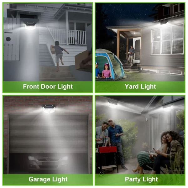 Multifunctional Solar Lamp Outdoor Garden Decoration Solar LED Light Waterproof with Motion Sensor - Image 17