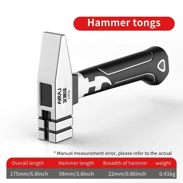 Small Hammer Mini Claw Hammer Head Fitter Hammer Octagonal Hammer Multifunctional Integrated Nail Hammer - Image 9