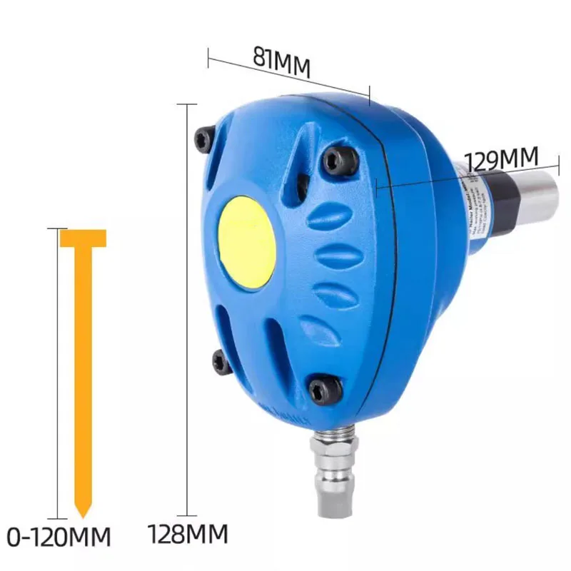 Air-Powered Nail Gun with Magnetic Tip for Quick and Effortless Nailing- Pneumatic Palm Nailer - Image 3