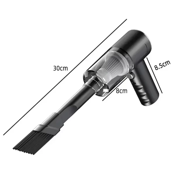 Portable Wireless Car Vacuum Cleaner Wireless Vacuum Cleaner Dual Use for Home and Car 120W - Image 7