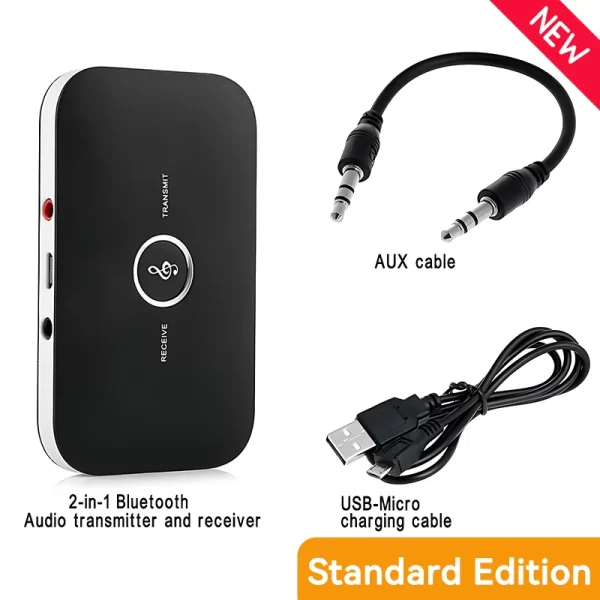 B6 2 IN 1 Bluetooth 5.3 Audio Transmitter Receiver 3.5mm AUX Jack RCA USB Dongle Music Wireless Adapter For Car PC TV Headphone - Image 7