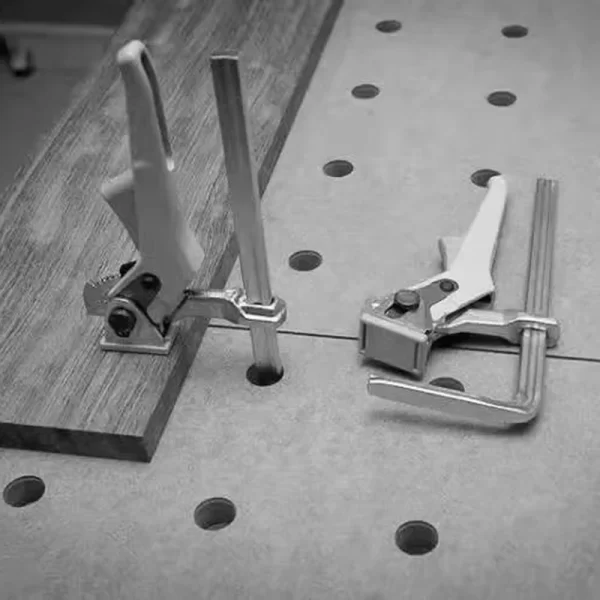 2PCS 160x60mm Quick Guide Rail Ratchet Clamp Woodworking F Clamp Quick Clamping - Image 5