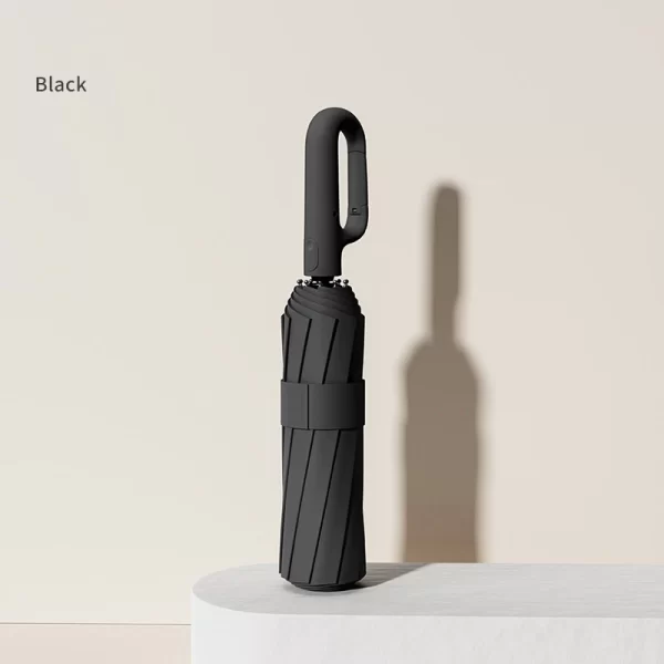 Extra Large Reinforced Wind-resistant Rain-resistant Dual-purpose UV-resistant Fully Automatic Ring-buckle Umbrella - Image 9