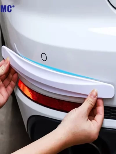 2pcs Car Bumper Protector Strip Guard Corner Protection Strips Scratch Protector