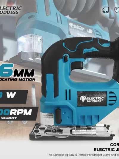 3500RPM Electric Curved Saw Cordless Jig Saw Portable Multifunction Carpenter Power Tool For Makita 18V Battery Pin