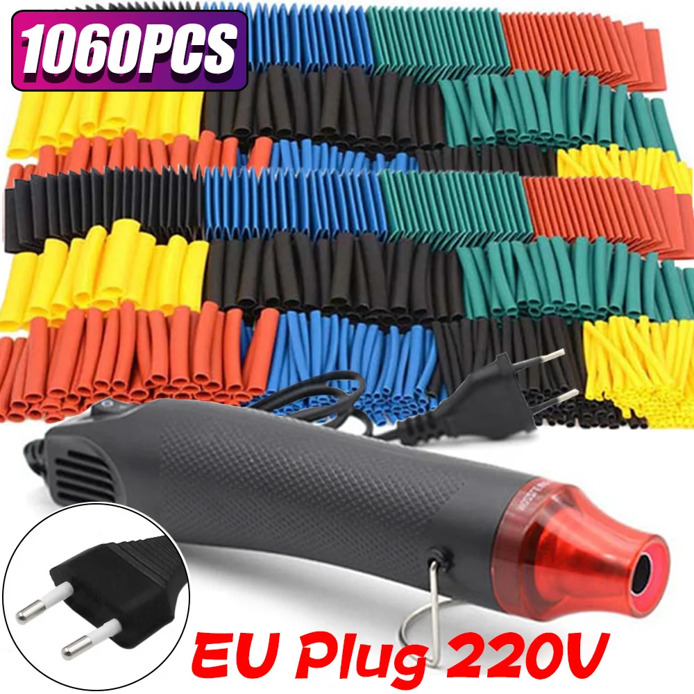 1060/530/127PCS Heat Shrink Tubing kit 2:1 Shrinkable Wire Shrinking Wrap Wire Connect Cover - Image 13