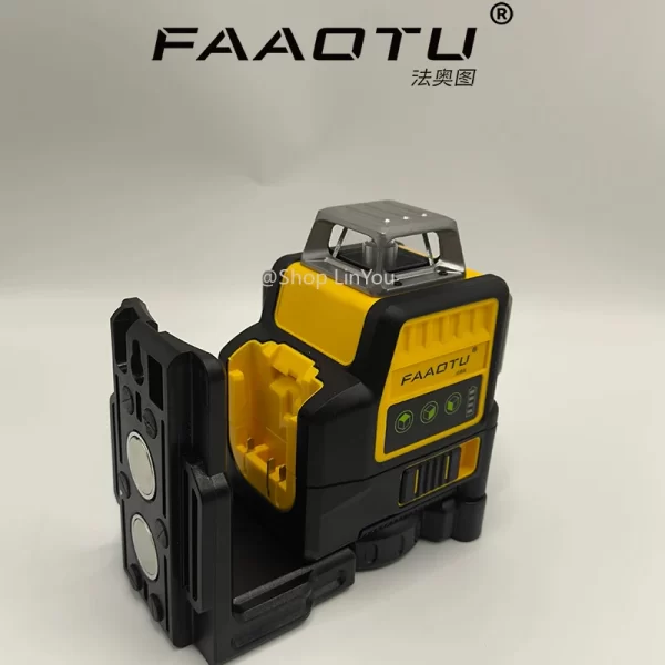 FAAOTU 089LG 12v 12 Line Laser Level Unit 3 Sides*360 Degree Vertical Self Levelling Green Professional Laser Level - Image 3
