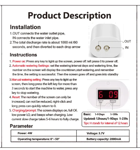 Automatic Plant Flower Watering Pump Home Sprinkler Drip Irrigation Device 2/4/8/16 Heads - Image 18