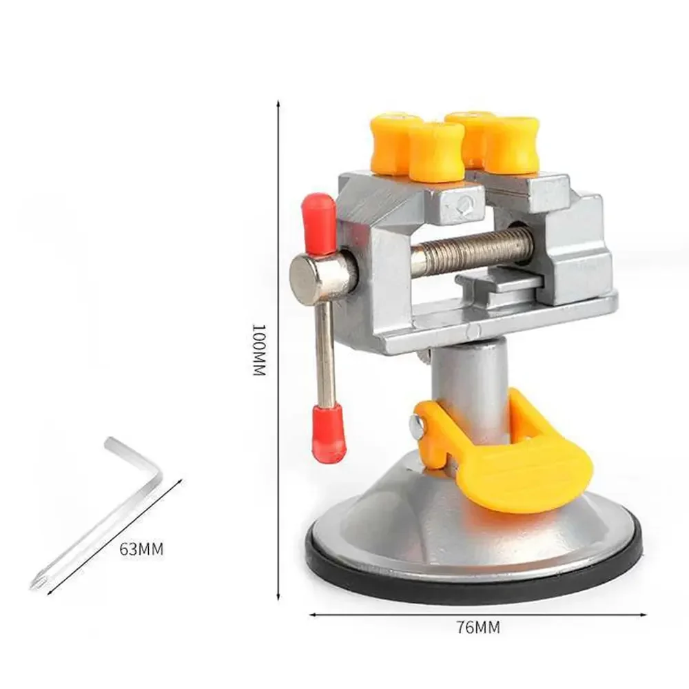 Aluminum Alloy 360 Universal Suction Cup Table Vice - Image 14