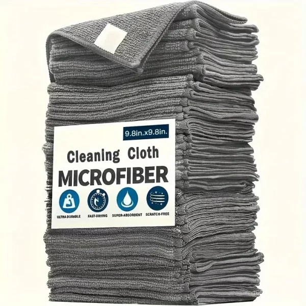Thicken Microfiber Cleaning Cloths Lint Free Microfiber Cleaning Towel Cloths Reusable - Image 11