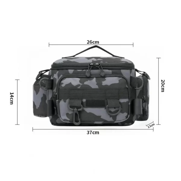 Fishing tackle, shoulder bag, storage bag, portable fishing rod holder - Image 5