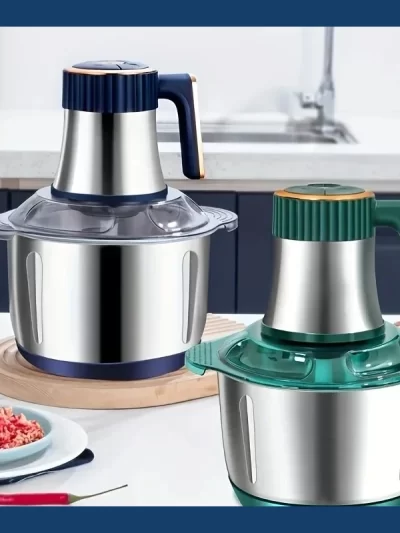 New large-capacity 5L stainless steel automatic meat grinder home blender multi-function cooking machine