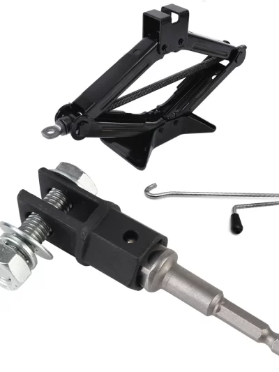 Car Jacks Lifting Equipment Scissor Jack Adapter Rod 1/2 Inch Wrench Tools Auto Accessories Use with Electric drill Drive Impact