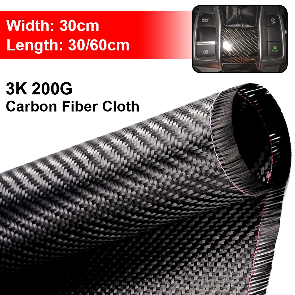 3K 200gsm Carbon Fiber Cloth 50cm/30cm wide Plain Carbon Fabric - Image 13