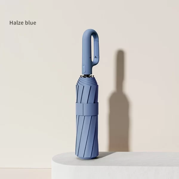 Extra Large Reinforced Wind-resistant Rain-resistant Dual-purpose UV-resistant Fully Automatic Ring-buckle Umbrella - Image 6