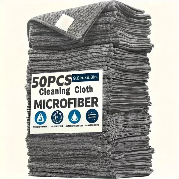 Thicken Microfiber Cleaning Cloths Lint Free Microfiber Cleaning Towel Cloths Reusable