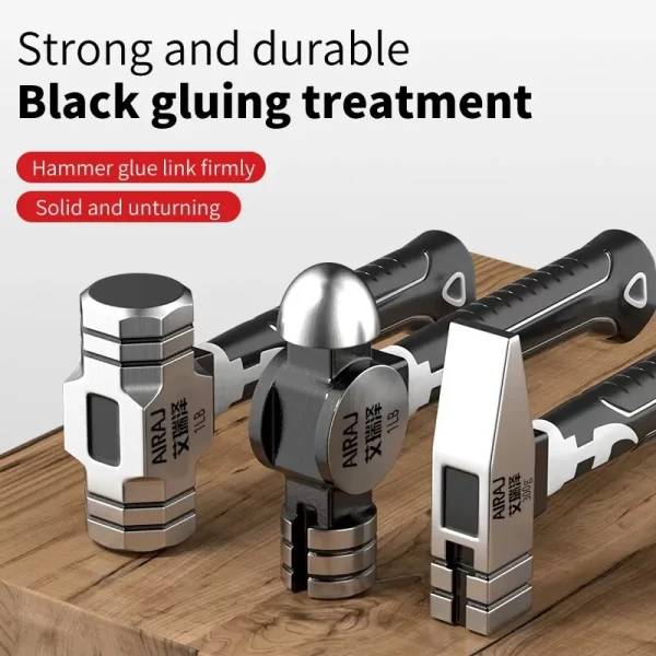Small Hammer Mini Claw Hammer Head Fitter Hammer Octagonal Hammer Multifunctional Integrated Nail Hammer - Image 5