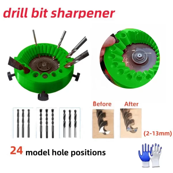 Upgrade 118 Degree Angle Grinder Drill Bit Sharpener - Image 13