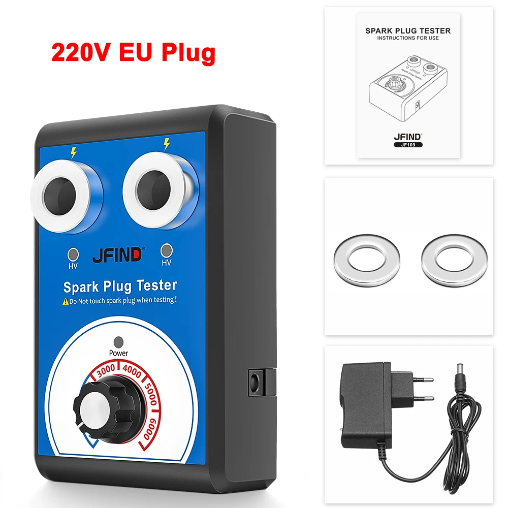 Spark Plug Tester Double hole Diagnostic Tool Car 12V Spark Tester - Image 9