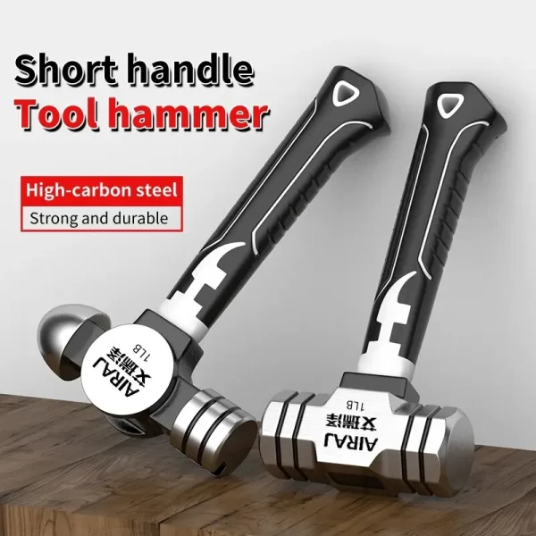 Small Hammer Mini Claw Hammer Head Fitter Hammer Octagonal Hammer Multifunctional Integrated Nail Hammer - Image 6