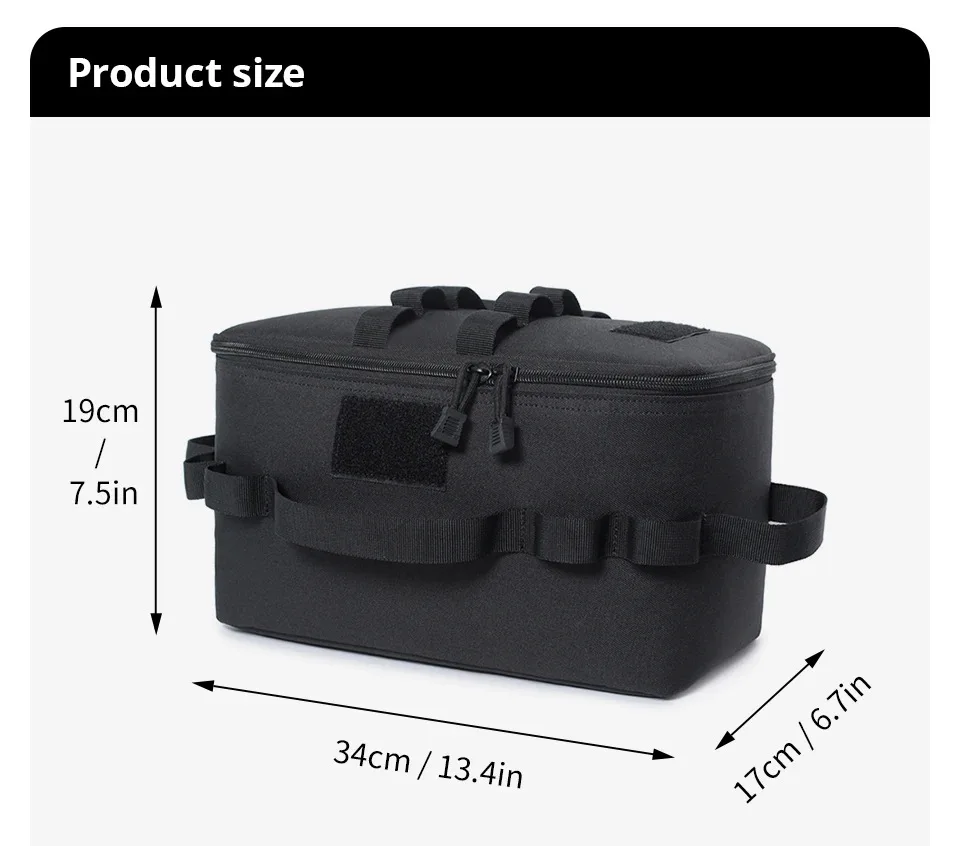 Outdoor Camping Gas Tank Storage Bag Large Capacity Ground Nail Tool Bag - Image 14