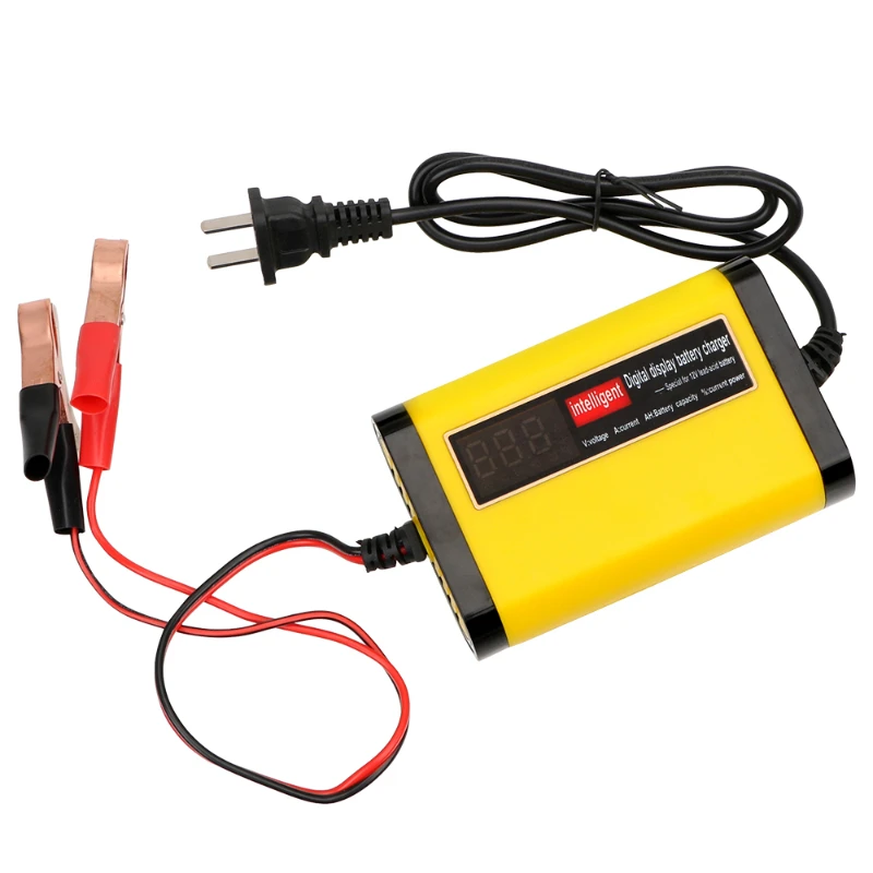 Digital LCD Car Battery Charger 2A – Fully Automatic Charging for AGM, GEL & Lead-Acid Batteries - Image 2