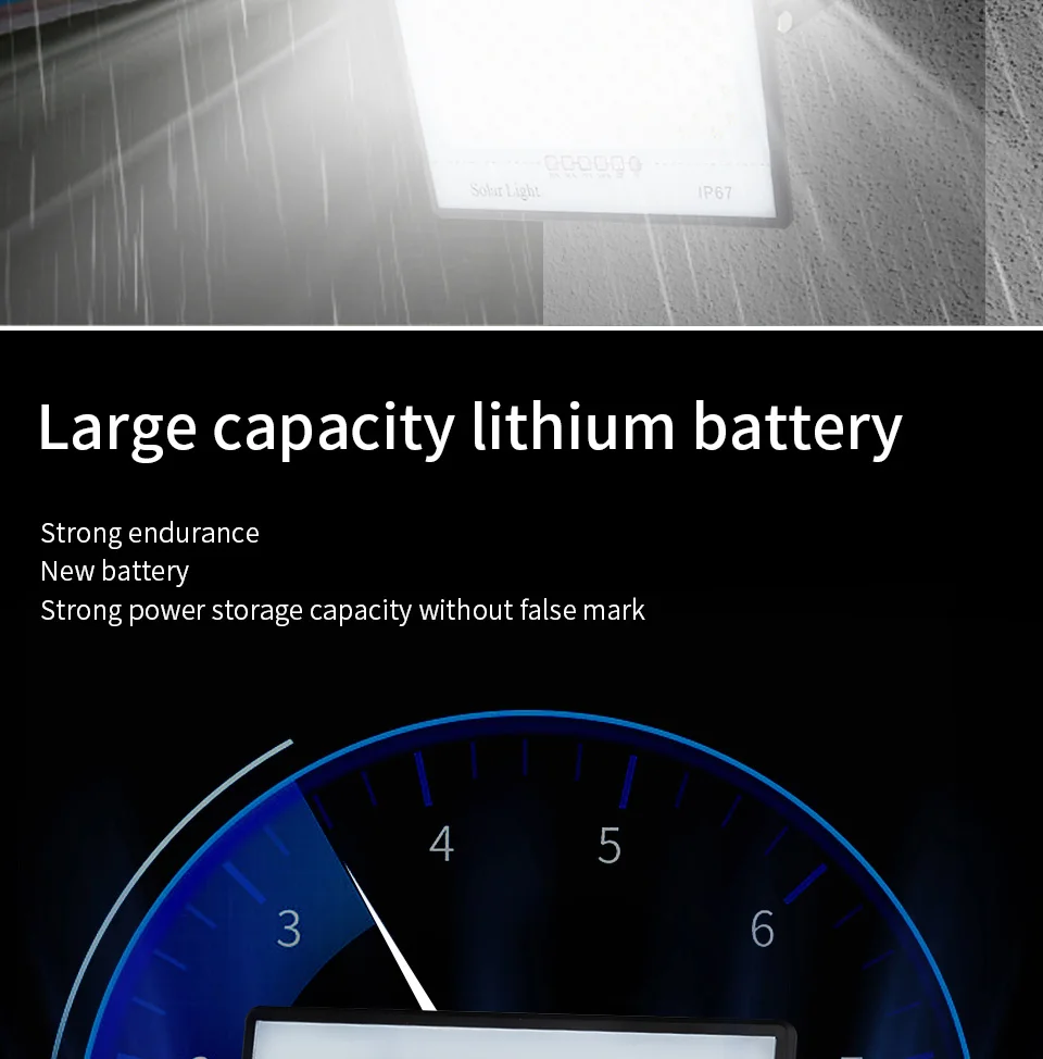 300W Solar Lamp Outdoor Waterproof Spotlights Solar Lights Remote Control Solar Floodlight - Image 15