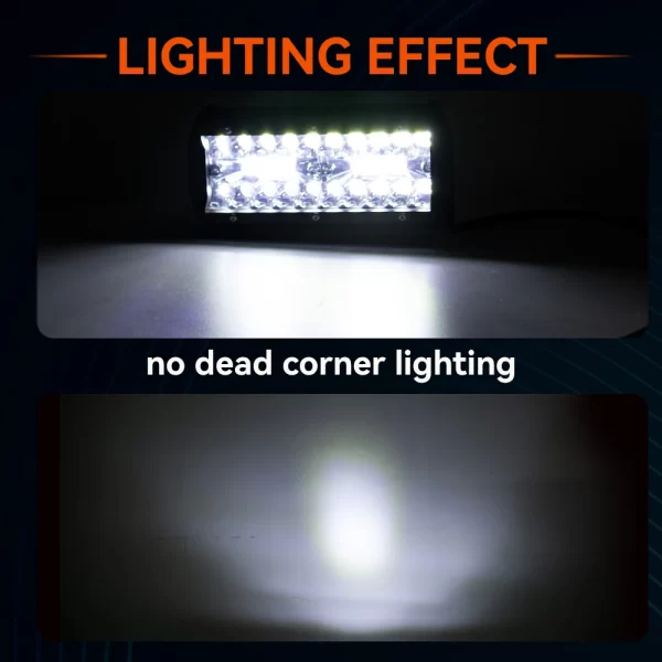 12V 24V Headlight Truck Farm Tractor Boat SUV ATV Light Bar/work Light Car LED Light Bar Offroad 4x4 Spotlights - Image 6