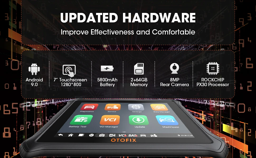 OTOFIX D1 Lite Bluetooth Scanner Bidirectional Diagnostic Tool 2 Year Free Update All System Diagnostic Scanner AutoAuth FCA SGW - Image 13