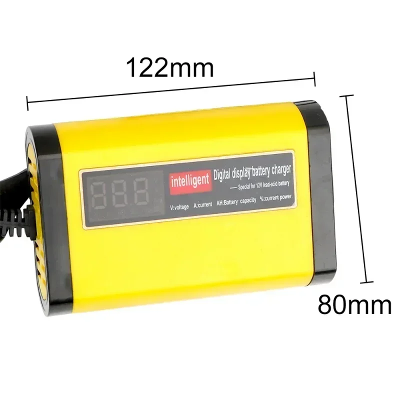 Digital LCD Car Battery Charger 2A – Fully Automatic Charging for AGM, GEL & Lead-Acid Batteries - Image 12