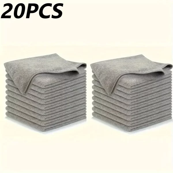 Thicken Microfiber Cleaning Cloths Lint Free Microfiber Cleaning Towel Cloths Reusable - Image 9